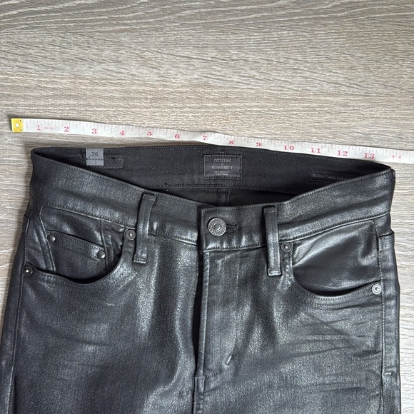 Citizens of Humanity Rocket High Rise Coated Skinny in Black - Picture 8 of 13
